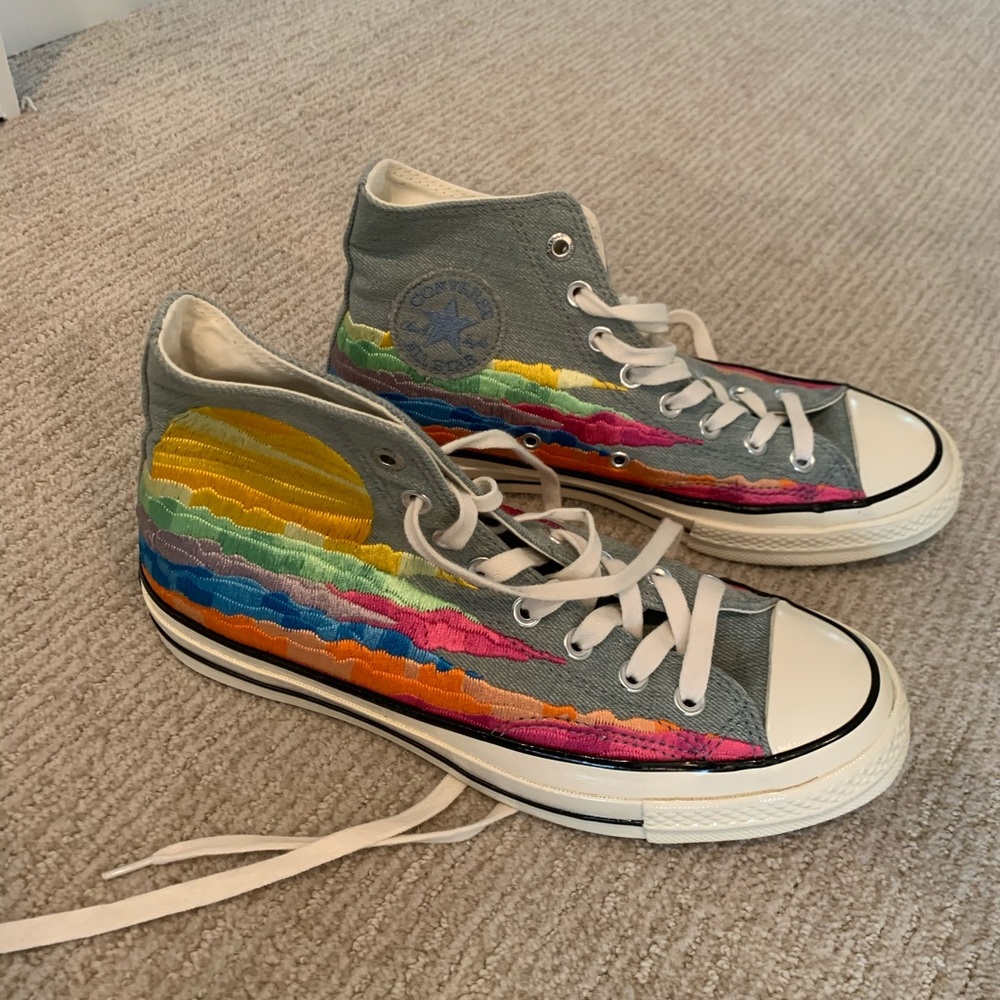 Embroidered Converse